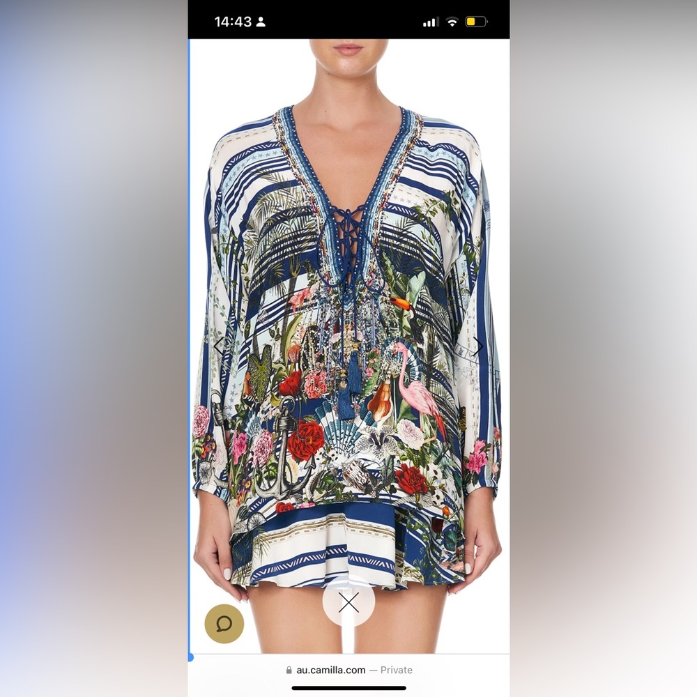 Camilla Lace Up Blouse - Solis Heart Pattern